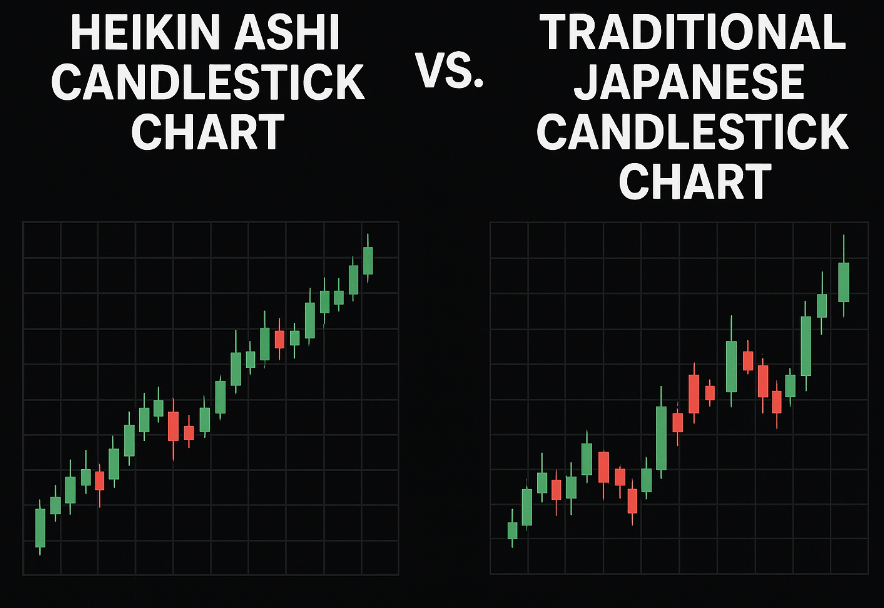 Heikin Ashi Candlestick Chart vs. Traditional Japanese Candlestick Chart